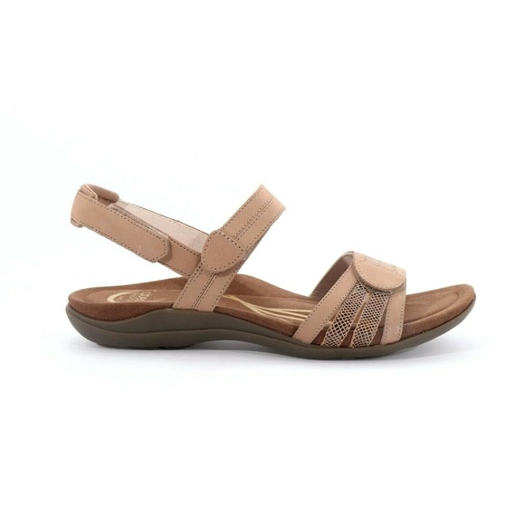 Abeo Shoes - Abeo Brynn Sandals Taupe Women's Size US 7 Neutral Footbed ($) 676